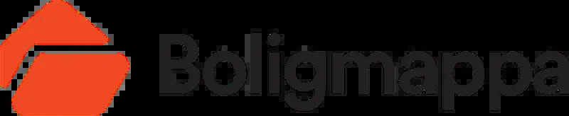 Boligmappa logo (PNG, sort tekst)